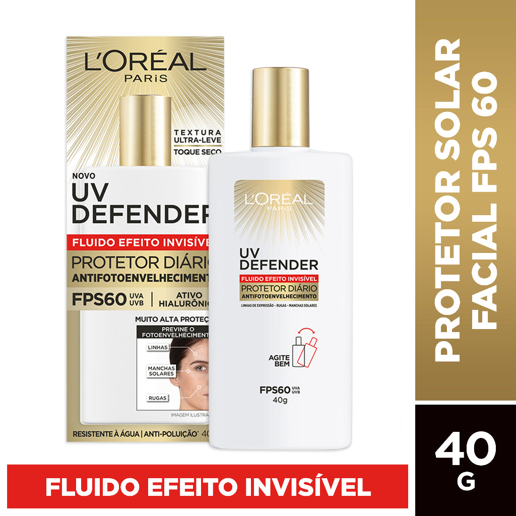 Kit Noite Antirrugas, 30ml + Protetor Facial UV Defender Fluido FPS 60, 40g - Imagem 4