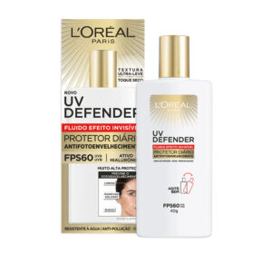 Protetor Solar Facial L´Oréal Paris UV Defender Fluido FPS 60, 40g
