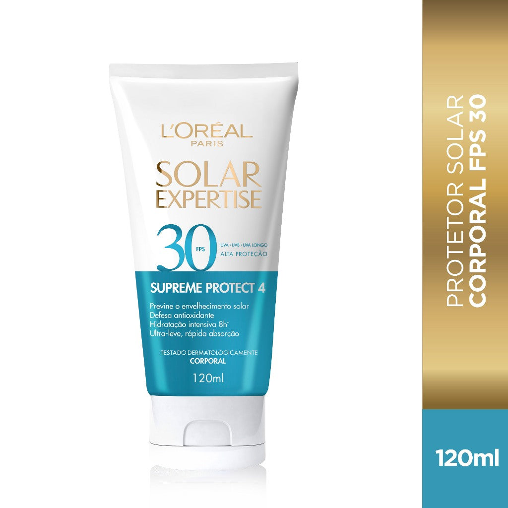 Protetor Solar Expertise Corporal Loreal Paris FPS 30 120ml