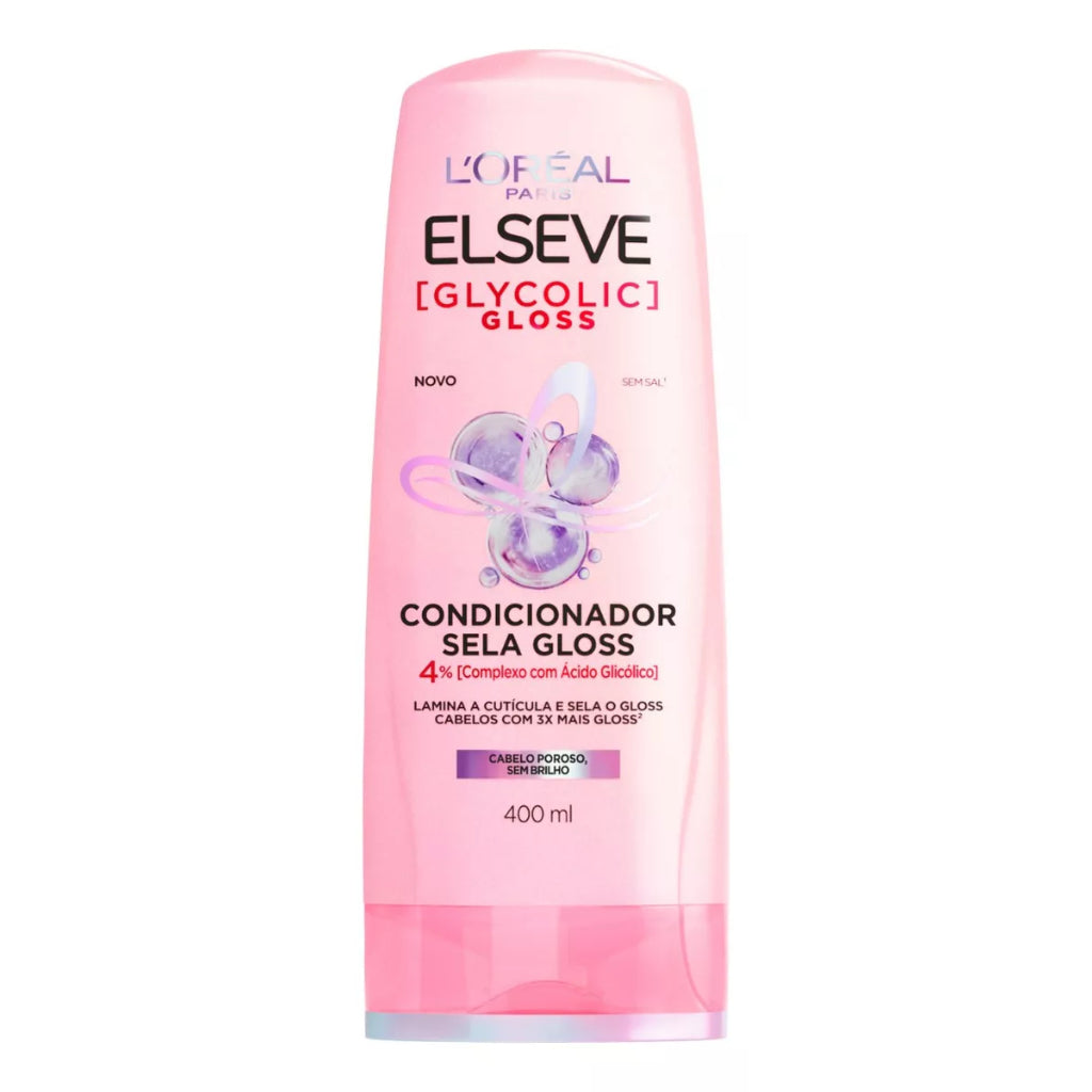 Condicionador L'Oréal Paris Elseve Glycolic Gloss 400ml