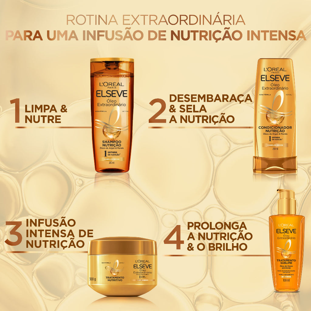 Creme De Tratamento Elseve Oleo Extraordinário L'Oréal Paris - 300g - Imagem 2