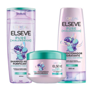 Kit Shampoo 400ml + Condicionador  400ml + Creme de Tratamento 300g