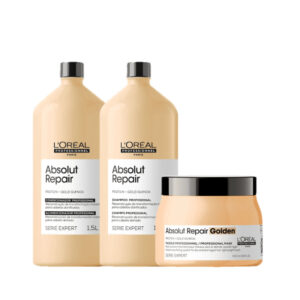 Kit L'oreal Gold Quinoa Shampoo, Condicionador e Máscara