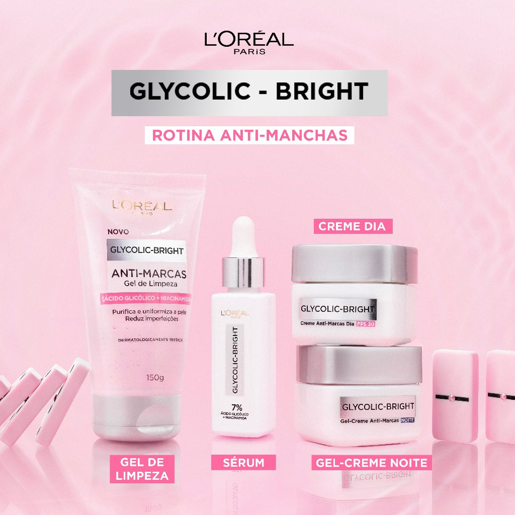 Creme Anti-Marcas Dia FPS 30 Glycolic-Bright L'Oréal Paris 49g - Imagem 2