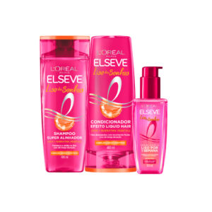 Kit Shampoo 400ml, Condicionador 400ml e Sérum 100ml Liso dos Sonhos