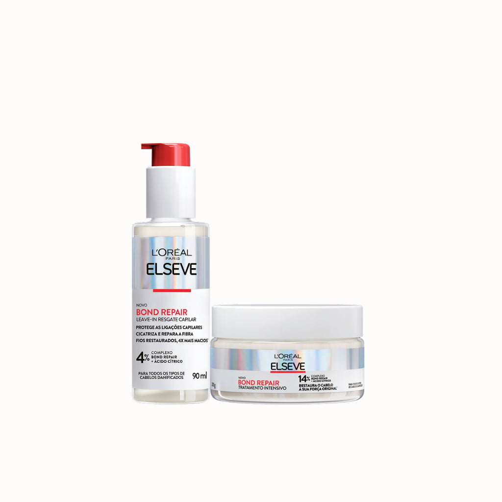 Kit Elseve Bond Repair Leave in 90ml + Creme Tratamento 200g