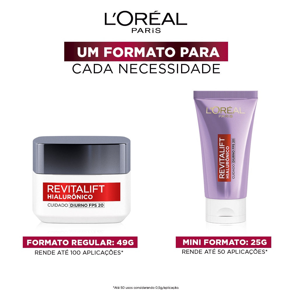 Creme Hidratante Loreal Paris Revitalift Hialurônico Dia 25g - Imagem 4