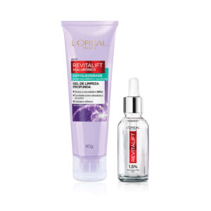 Kit 80g + Sérum Preenchedor Facial Anti-Idade, 15ml