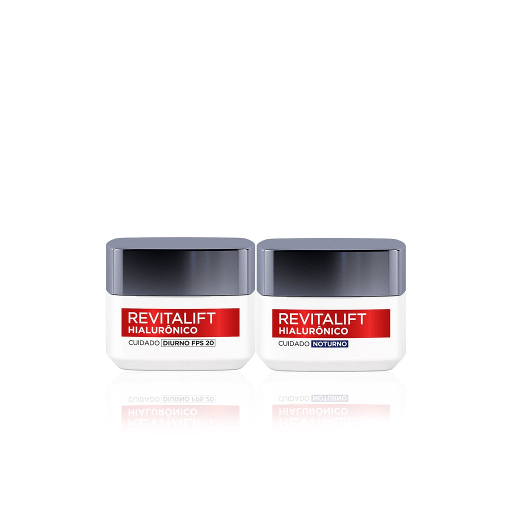 Kit Creme Hidratante Anti-idade Diurno 49g + Noturno 40g