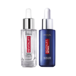 Kit Hialurônico, 30ml + Sérum Revitalift Retinol Noite Antirrugas, 30ml
